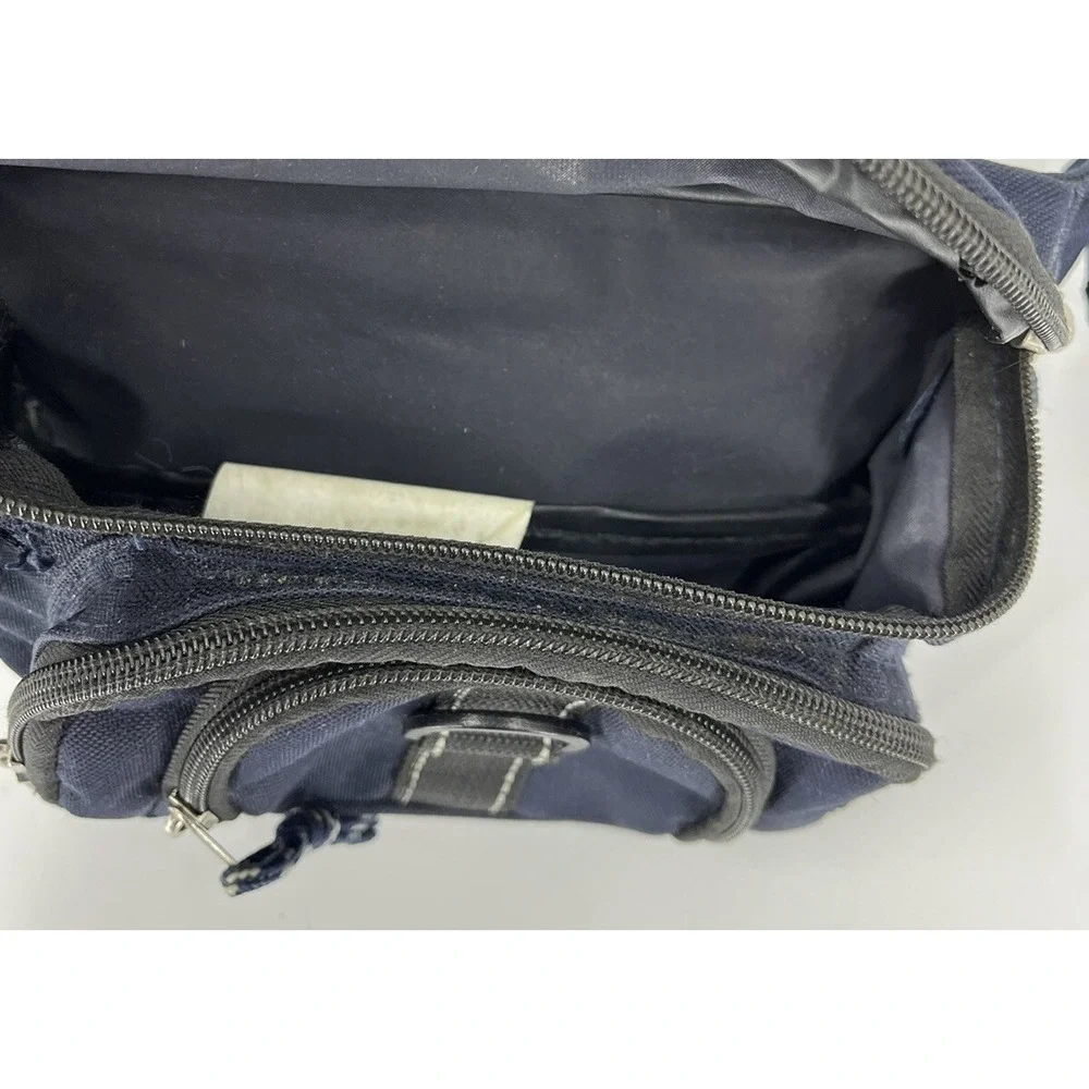 Vintage Eastport Outdoor Company Blue Fanny Pack Waist Belt Bag Adjustable Strap